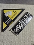 Alvin FC88 French Curve Set Of Nib + Charvoz Adjustable Triangle Trig-scale. Fixed Price $40.00.