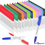 156 Pcs Permanent Markers Bulk 12 Assorted Colors Fine Point Marker.... Fixed Price $45.74.