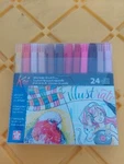 Sakura XBR-24SA Koi Watercolor Coloring Brush Pen Set, Count, Assorted Colors. Fixed Price $35.99.