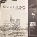 Spicebox Sketching The Easy Way Art Set Instructional Book, Pad, Pencils. Fixed Price $14.00.