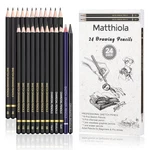 Sketching Pencil Set - 24 Pieces Drawing HB,B,2B,3B,4B,5B,6B,7B.... Fixed Price $17.21.