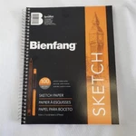 = Speedball Art Products Bienfang Spiral Sketch Book 8.5" X 11" 100 Sheets. Fixed Price $16.20.