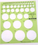 Staedtler Combo Templates #977 110 5-PIECE Set, 45 Circles New Usa. Fixed Price $15.00.