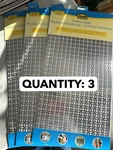 Nos 3-PACK Lot Md 12" X 24" Elliptical Craft Perforated Metal Decorative Sheet. Fixed Price $53.62.