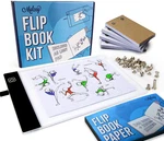 Flip Book Kit - Led Lightbox For Drawing And Tracing & 240 Sheets Animation P.... Fixed Price $44.99.