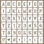 3 Inch Letter Stencils For Painting, 48PCS Large Reusable Alphabet And Number.... Fixed Price $15.67.