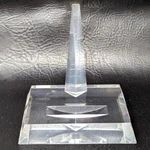 Vintage Bard's Products Clear Acrylic Post Easel Plate Display Stand Base SD24. Fixed Price $20.22.