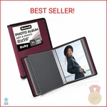 Dunwell Photo Album (ruby) With Black Mounting Paper, & Art Po. Fixed Price $14.52.