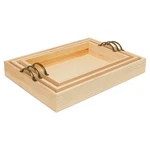Unfinished Nesting Trays With Handles, 3-SET, For Crafts & Home Woodpeckers. Fixed Price $35.94.