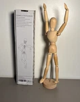 12'' Artists Wooden Manikin Jointed Mannequin Perfect For Home Decoration Draw. Fixed Price $22.99.