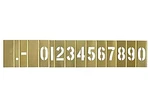 Deezio Brass Stencil Kit, Numbers And 1INCH(15PIECE),. Fixed Price $24.64.