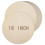 18 Pack Inch Round Circles For Crafts Blank Wooden Cutouts Unfi.... Fixed Price $69.02.