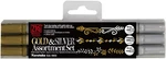Kuretake Zig Gold And Silver Pens Assortment Set, Professional Quality For.... Fixed Price $15.81.