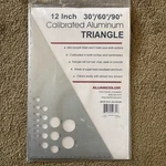 Alumicolor 12 Inch Calibrated Aluminum Triangle 30 60 /90 Degree Silver Sealed. Fixed Price $9.95.