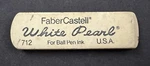 Vintage Fabercastell White Pearl #712 Eraser For Ball Pen Ink. Fixed Price $8.95.
