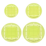 Hobbiesay 4PCS Circle Quilting Template 4/5/8/10 4, 5, 8, Inches, Yellow. Fixed Price $23.42.