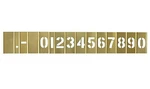 Deezio 3 Inch Brass Stencils, And Punctuations Kit - 15. Fixed Price $55.73.