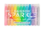 Sparkle Watercolor Gel Crayons Metallic Colors Set Of 12. Fixed Price $18.99.
