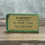 Vintage Kimberly Drawing Sticks Sketching Pencils Art General Co Usa. Fixed Price $19.99.
