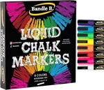 Bandle B. Chalk Markers 8 Vibrant, Erasable, Non-toxic, Water-based, Reversibl. Fixed Price $11.37.