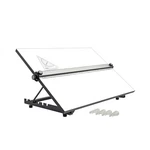 A2 Drafting Board - 18.5" X 25.5" Parallel Motion Bar Table Has 6 Adjustabl.... Fixed Price $224.97.