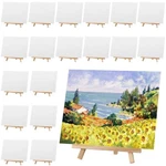 36 Pcs Canvas Boards With Easel Set For Painting, 8 X 10 Inch Panels W.... Fixed Price $68.36.
