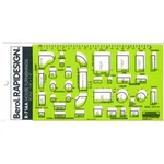 Berol Rapidesign Template House Furnishings 1/8" Scale R-714A. Fixed Price $20.49.