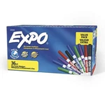 Expo Fine Tip Dry Erase Markers 36 Pack Vibrant Colors Low Odor Ink. Fixed Price $39.49.