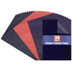 Carbon For Tracing 30PCS Red&blue&black Transfer Paper, Black&red&blue. Fixed Price $9.24.