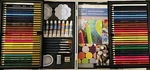 Artist's Loft All-media Set 126 Piece Kit Paint Pencils Brushes Metal Case. Fixed Price $49.99.