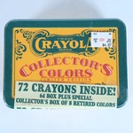 Crayola Collectors Colors Limited Edition 1991 Tin 72 Crayons Vintage Sealed Nos. Fixed Price $19.99.
