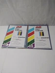 Lot Of Jam Paper & Envelope Poly Sleeves 12 Pack Assorted Colors 11.5" X 9". Fixed Price $13.99.