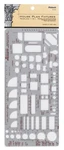 Pickett House Plan Fixtures Kitchen And Bath Template, 1/4 Inch Scale (1151I). Fixed Price $23.49.