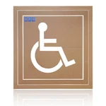 30" Handicap Ada 3-PIECE Set Pavement Stencils For Al.... Fixed Price $97.84.