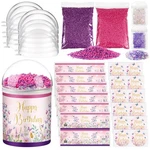 Beeveer 12 Set 3.15IN Clear Half Ball Candy Dome Shaker Butterfly Labels. Fixed Price $14.35.