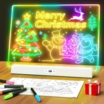 Led Note Board With Colors, Rechargeable 17-INCH Doodle Glow 9-MODE Light Up .... Fixed Price $83.94.