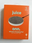 Onn Juice Wireless Charging Pad W/led Night Light Touch Dimmer 5W Qi Certified. Fixed Price $16.00.