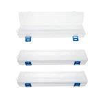 Hanyhere 3PCS Brushes Storage Box Paint 13 2.7 1.4 Inches, Clear. Fixed Price $21.73.