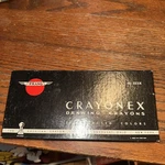 Vtg Prang Crayonex Drawing Crayons Box Sandusky Ohio Missing. Fixed Price $9.00.