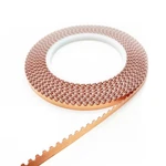 Artimuses Black Backed 7/32 Inch Scalloped Copper Foil Tape For Stained Glass.... Fixed Price $29.86.