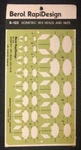 New Berol Rapidesign Template R-122 Isometric Hex Heads & Nuts. Fixed Price $11.99.