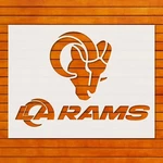 Reusable Rams Plastic Template For Wall Art - Stencilair. Fixed Price $59.99.