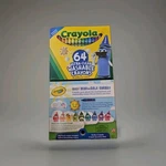 Crayola 64 Cors Ultra-clean Washable Crayons, With Sharpener, 2-PACK. Fixed Price $12.71.