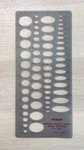 Pickett No. 1267I Master Ellipse Maker Inking Template. Fixed Price $10.00.