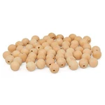 Unfinished Wooden Ball Beads 1" Diameter, 3/8" Hole Woodpeckers. Fixed Price $17.13.