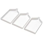 3PCS Large Diamond Painting Trays White Full Drill Diy Art Accessories Set. Fixed Price $11.99.