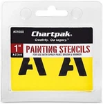 Chartpak, CHA01550, Painting Letters/numbers Stencils, 35 Set, Yellow. Fixed Price $11.66.