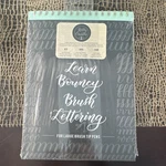 Kelly Creates Large Brush Bouncy Lettering Workbook Art Pad Black Mint 348266. Fixed Price $14.99.