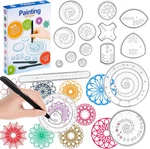 Chivao Spiral Art Gear Geometric Ruler Circle Template For Drawing Plastic. Fixed Price $14.95.