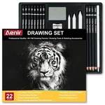 Aenir Charcoal Pencils For Drawing, Set 22, Professional Sketch Pe.... Fixed Price $17.21.